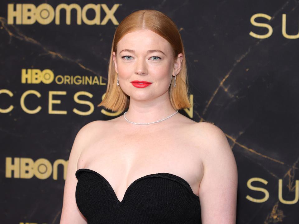 Sarah Snook at the premiere of season 3 of HBO's "Succession"