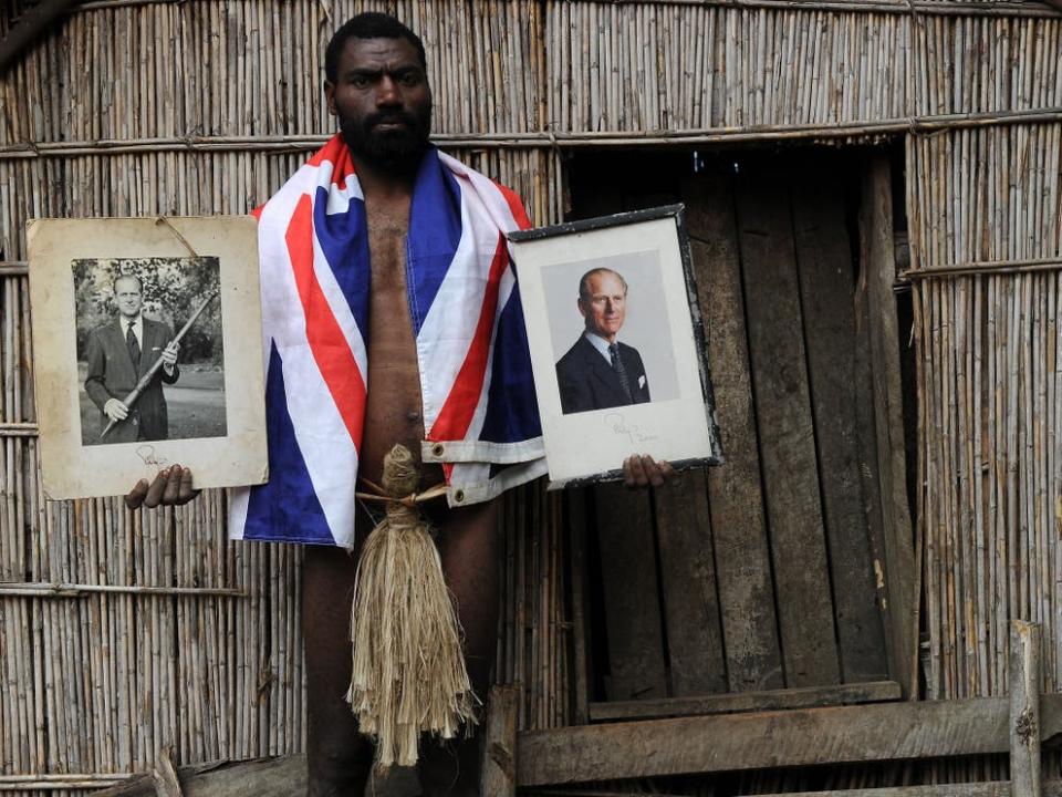 Prince Philip is worshipped as the son of a god on the South Pacific island of Tanna (Getty)