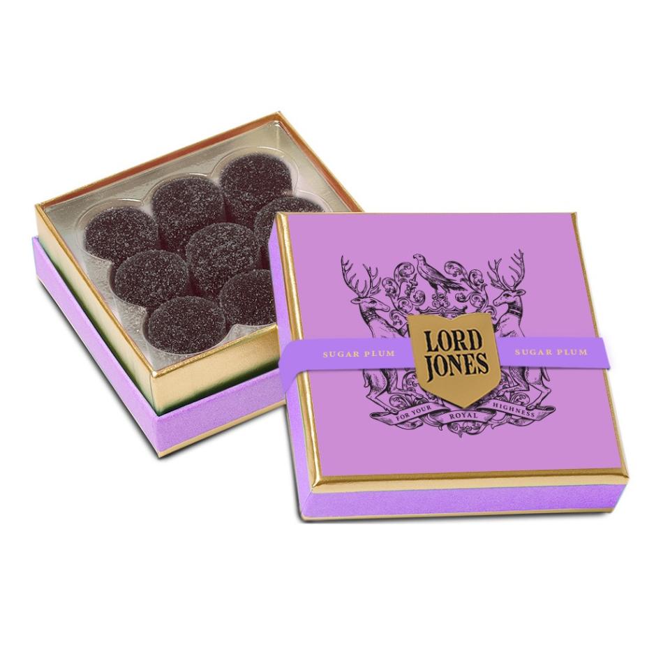 Sugar Plum Holiday CBD Gumdrops from Lord Jones.