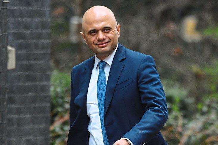 Home Secretary Sajid Javid: PA