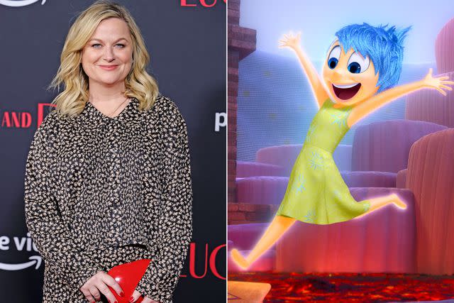 Momodu Mansaray/WireImage; Pixar Amy Poehler; Joy in 'Inside Out 2'