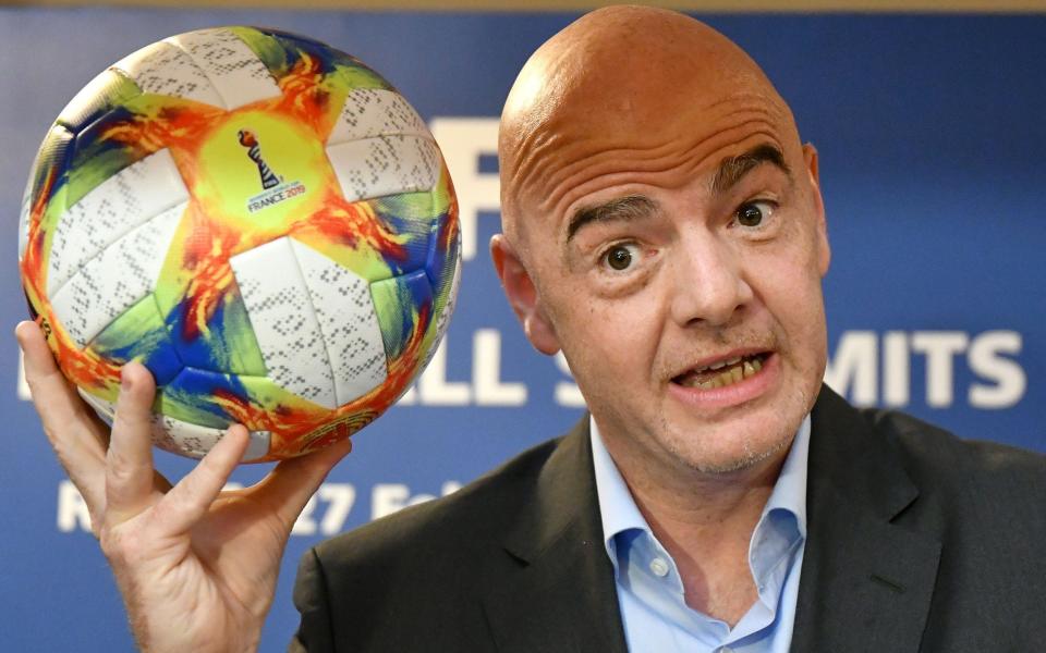 Fifa president Gianni Infantino wants to increase the 2022 World Cup in Qatar in 48 teams - AFP