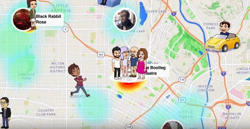 Snap maps