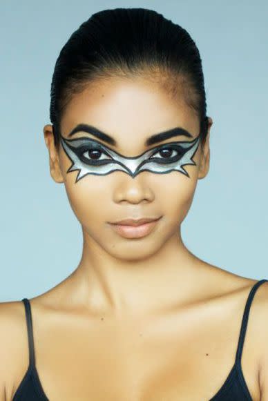 <p>If you own black eyeliner, you're halfway there to recreate this bat-tastic look. It all starts with dramatic cat-eye makeup.</p><p><strong>Get the tutorial at <a href="https://www.marieclaire.com/beauty/makeup/a11049/halloween-makeup-how-to-bat-mask/" rel="nofollow noopener" target="_blank" data-ylk="slk:Marie Claire;elm:context_link;itc:0;sec:content-canvas" class="link ">Marie Claire</a>.</strong> </p>