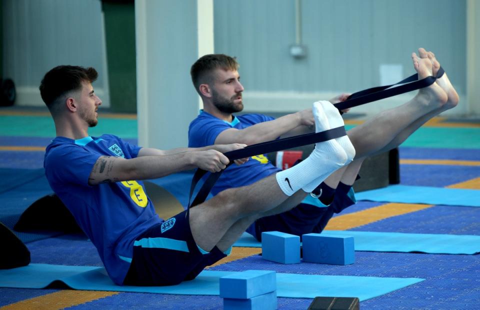 England World Cup 2022 Training Session: (The FA via Getty Images)