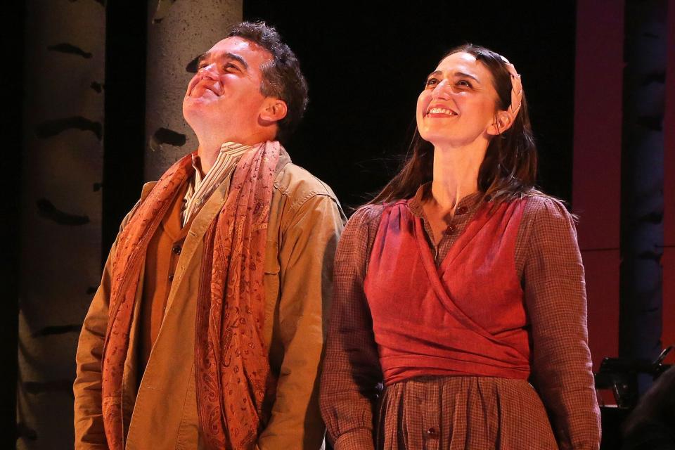 Brian d'Arcy James and Sara Bareilles in 'Into the Woods'