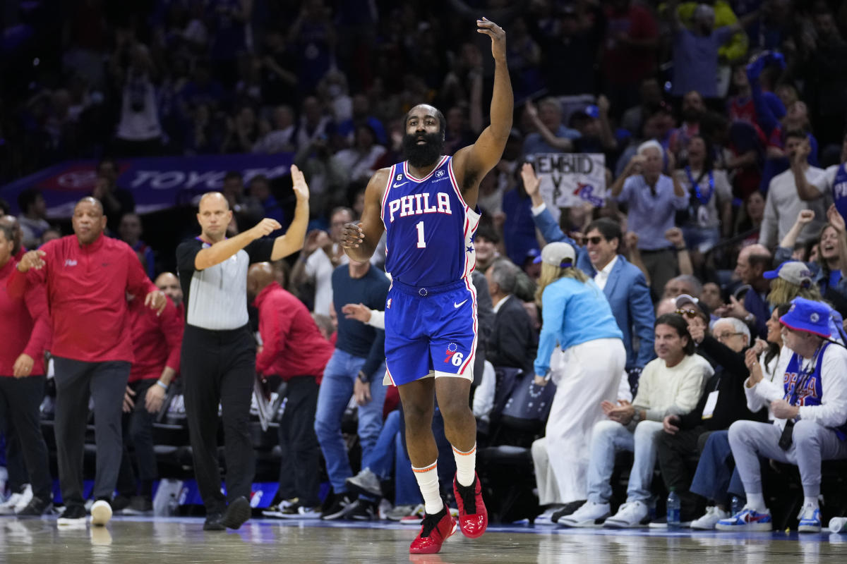 James Harden T-shirt Play The Song Sixers Joel Embiid James Harden