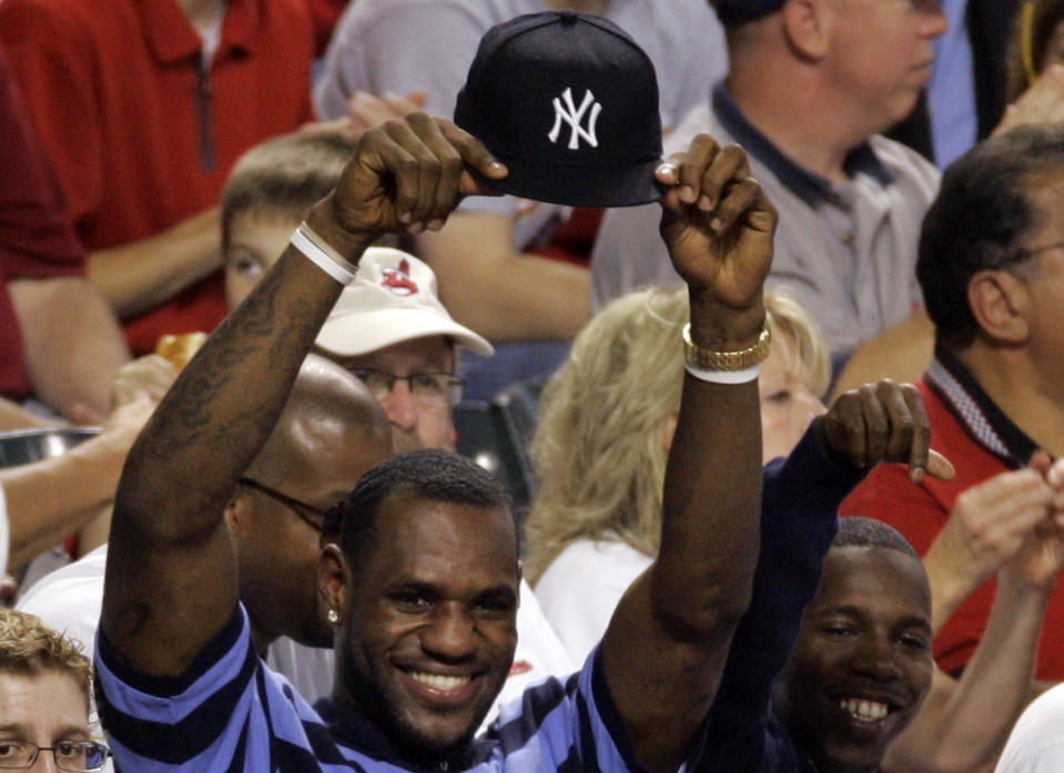 LeBron James is one of few millennials who watch baseball. (AP)