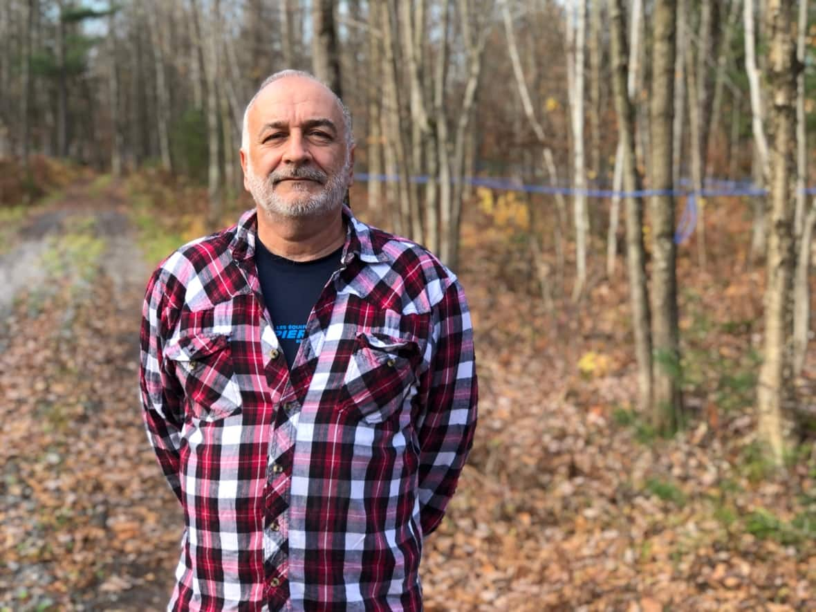 Jules Rochon, a maple syrup producer in Prescott-Russell and vice-president of the Ontario Maple Syrup Producers Association, said in late October that he's still cleaning up after the derecho in May. (Francis Ferland/CBC - image credit)