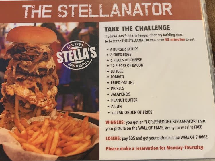 Stella's Bar & Grill Stellanator