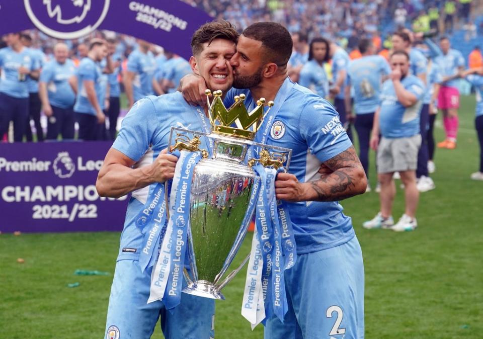 Kyle Walker (right) should return to the England squad (Martin Rickett/PA) (PA Wire)