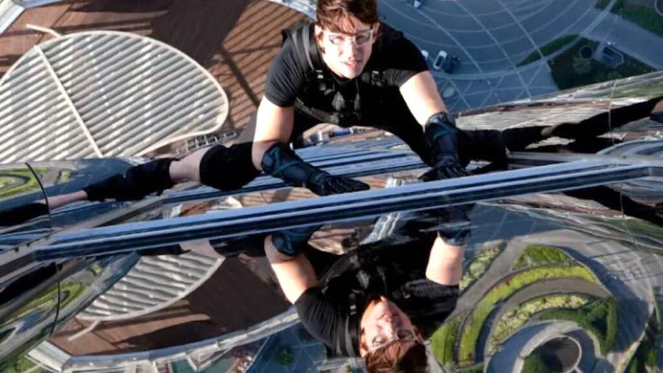 Tom Cruise in 2011’s “Mission: Impossible – Ghost Protocol.” (Paramount)