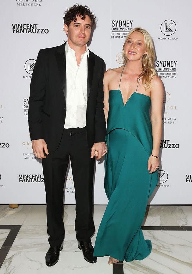 Asher Keddie and her husband Vincent. Source: Getty