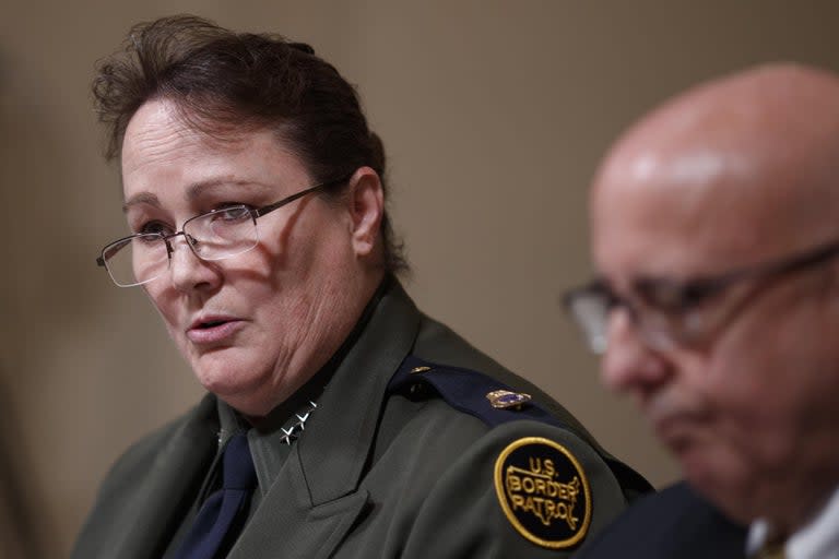 Carla Provost, chief of the US Border Patrol, participated in a secret Facebook group used by members of her agency to share racist and violent commentary about migrants, a report has alleged.Ms Provost addressed the group and its controversial content, which was posted by current and former Border Patrol officers, when it was uncovered earlier this month.In a public statement at the time, she said: “These posts are completely inappropriate and contrary to the honour and integrity I see — and expect — from out agents day in and day out.“Any employees found to have violated our standards of conduct will be held accountable.”However, Ms Provost was apparently aware of the secret group long before her public statements, as she had responded to a post in it just three months after her appointment, The Intercept reported. In her post, Ms Provost appeared to be “clapping back” at a member of the group who had posted about her rapid elevation within the agency, according to the outlet.It suggested she may have been aware of the group and failed to act before the issue came to light.Democrats have meanwhile demanded the Inspector General’s office at the US Department of Homeland Security look into whether she or Kevin McAleenan, acting secretary of the agency, knew about officials sharing “violent, racist, misogynistic comments and pictures” in the group that was previously known as “I’m 10-15”.“We need to know who in CBP leadership knew about these deplorable groups, when did they find out, and what action they took, if anything,” Bennie Thompson, a Democratic congresswoman and chair of the House Homeland Security Committee, told The Intercept. Customs and Border Protection said in a statement its Office of Professional Responsibility was “investigating the material provided to CBP” and it “does not tolerate misconduct on or off duty and will hold those who violate our code of conduct accountable.”“Several CBP employees have received cease and desist letters and several of those have been placed on administrative duties pending the results of the investigation,” the statement continued.“These posts do not reflect the core values of the Agency and do not reflect the vast majority of employees who conduct themselves professionally and honorably every day, on and off duty.”The names of three current chief patrol agents, nine current or former patrol agents in charge and multiple border patrol union officials still featured in the group, The Intercept said in its report on Friday.