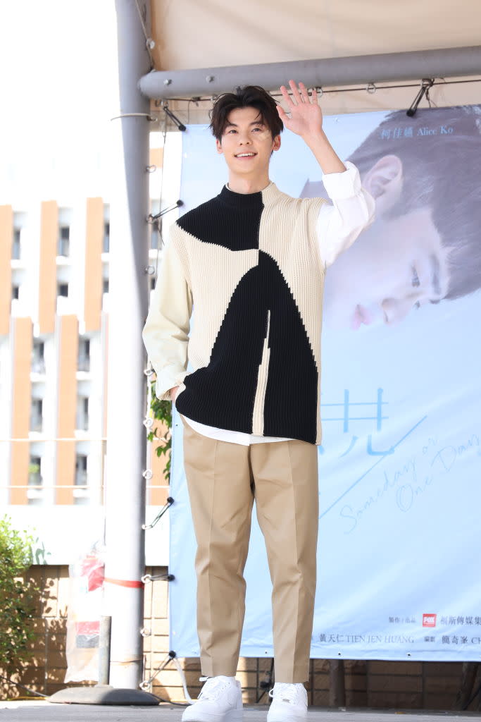 TAIPEI, CHINA - FEBRUARY 15: Actor Greg Hsu Kuang-Han (aka Xu Guanghan) attends the book signing event for TV series 'Someday or One Day' on February 15, 2020 in Taipei, Taiwan of China. (Photo by VCG/VCG via Getty Images)