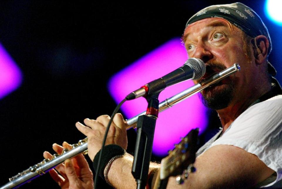 Weird proggy stuff ... Ian Anderson of Jethro Tull. Photograph: Fabrice Coffrini/Keystone/AP