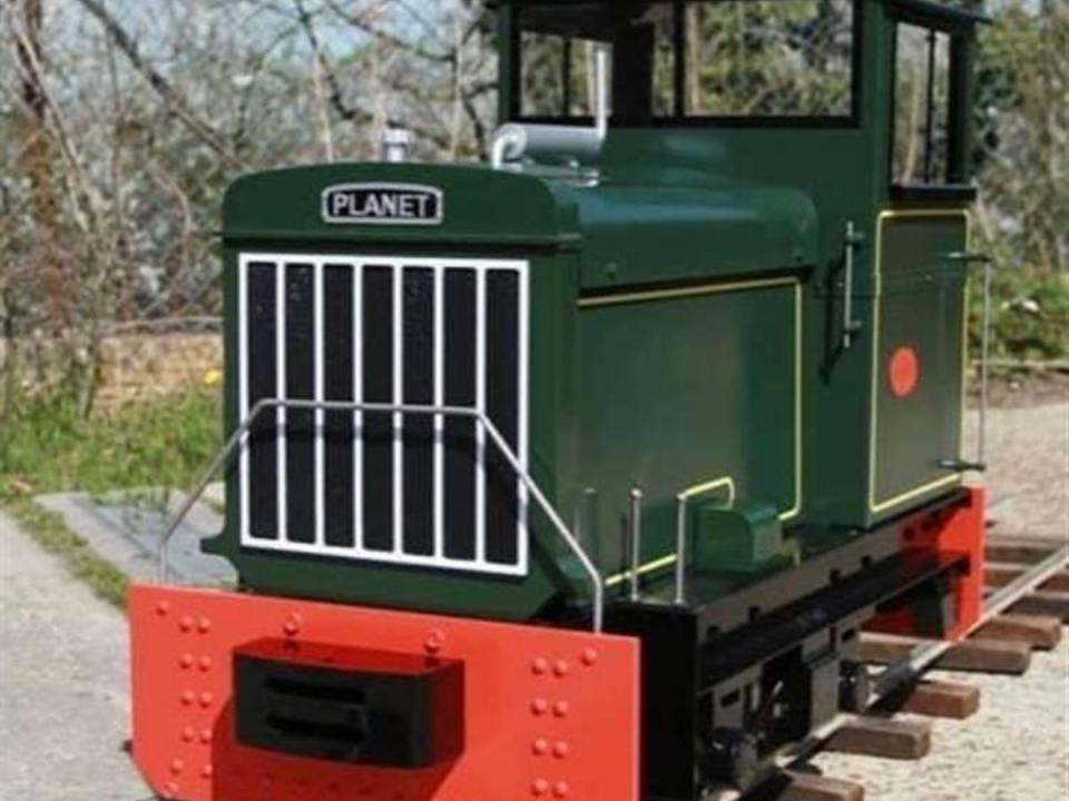 Thieves stole a narrow gauge locomotive from the East Kent Railway Trust. (Kent Police)