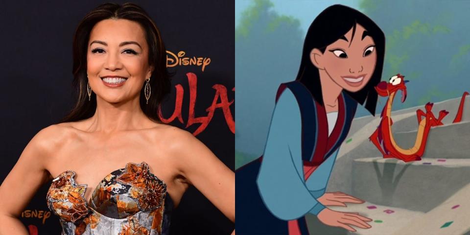 ming na wen mulan animated movie