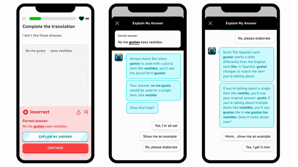 Duolingo Explain My Answer (Duolingo)