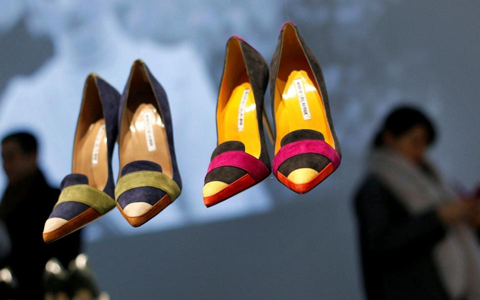 Manolo Blahnik shoes - REUTERS/Joshua Lott/File Photo