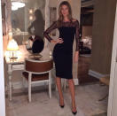 Gisele Bunchen’s Boston Home This pic gives us a peek into her bedroom and her marble dressing room. [Photo: Instagram/Gisele Bundchen]