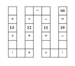 <p>In case you were starting to feel confident, this one was <a href="https://www.theguardian.com/science/alexs-adventures-in-numberland/2015/may/21/how-to-solve-the-maths-puzzle-for-vietnamese-eight-year-olds-that-stumped-parents-and-teachers" rel="nofollow noopener" target="_blank" data-ylk="slk:meant for third graders;elm:context_link;itc:0;sec:content-canvas" class="link ">meant for third graders</a> in Vietnam. The answer is 66, but we don't blame you for scratching your head about how they got there. </p>