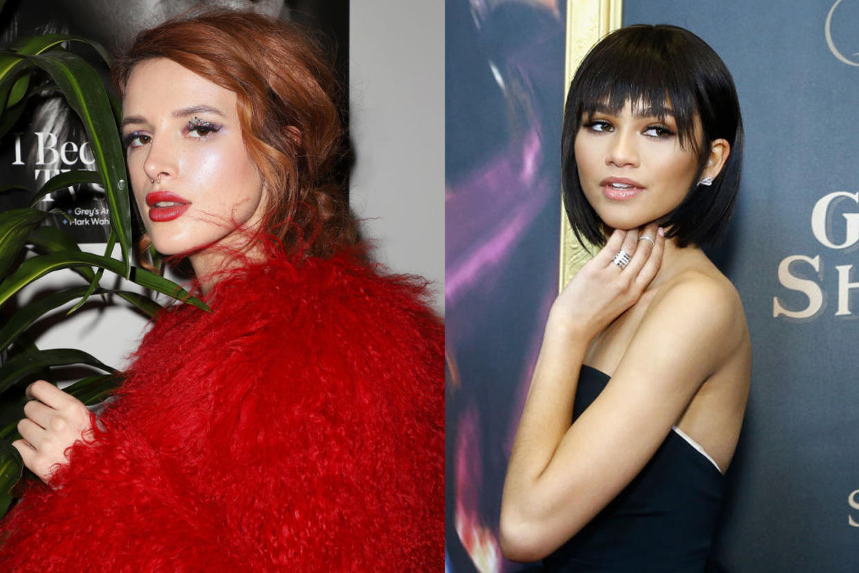 Bella Thorne is tired of people trying to force her to compete against her longtime friend and former co-star Zendaya. (Photo: Getty Images)