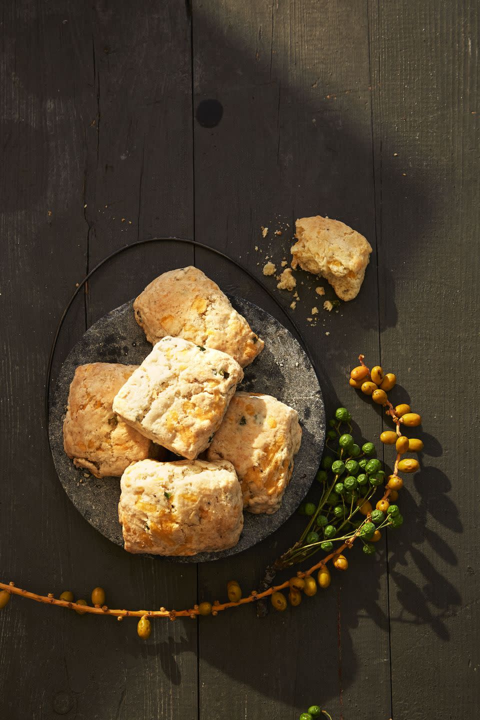 <p>Skip ordinary dinner rolls and serve up a big batch of these cheesy, apple biscuits. They'll be the hit of Thanksgiving dinner.</p><p><a href="https://www.goodhousekeeping.com/food-recipes/a41104/fluffy-apple-cheddar-biscuits-recipe/" rel="nofollow noopener" target="_blank" data-ylk="slk:Get the recipe for Fluffy Apple-Cheddar Biscuits »;elm:context_link;itc:0;sec:content-canvas" class="link "><em>Get the recipe for Fluffy Apple-Cheddar Biscuits »</em></a> </p>