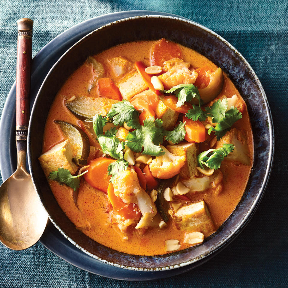 Slow-Cooker Vegetable & Tofu Thai Stew