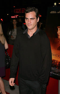 Joaquin Phoenix at the New York premiere of Focus Features' Reservation Road