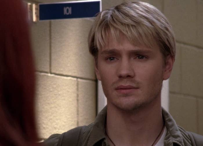 Chad Michael Murray with bad bangs