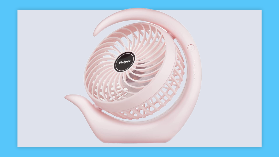 The Viniper fan keeps you cool, while looking cool at the same time.