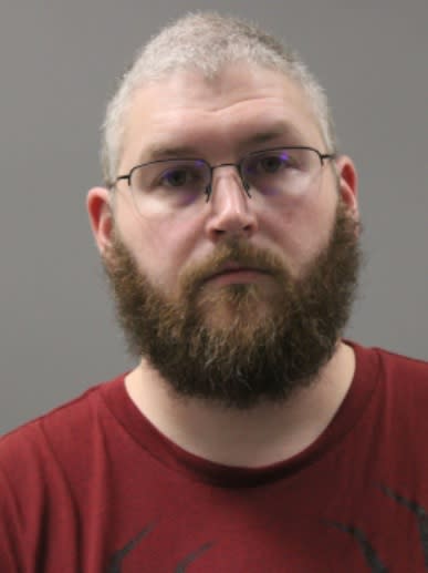 Brandon Adamson, 31, of Athens is charged with human trafficking first degree, traveling to meet a child for unlawful sex act and electronic solicitation of a child. (Photo: Limestone County Sheriff’s Office)