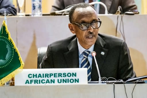 The chairman of the African Union, Rwandan President Paul Kagame, is viewd with suspicion by many in DR Congo