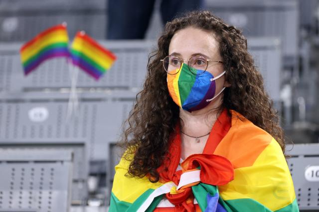 Rainbow Flags Blossom Outside Munich Soccer Arena After Sport Rejects LGBT  Protest Of Hungarian Law