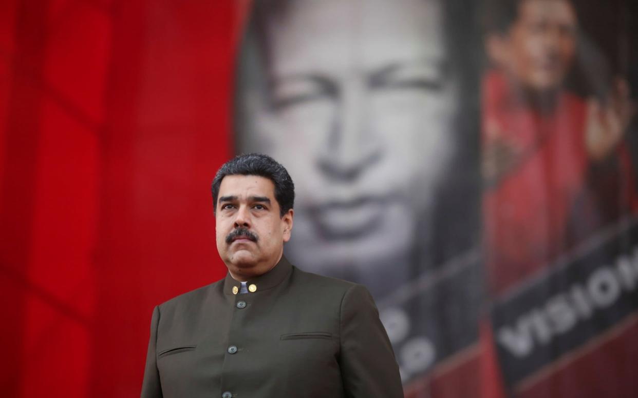 Venezuela's President Nicolas Maduro attends a military parade for the transmission of National Guard command in Caracas - REUTERS