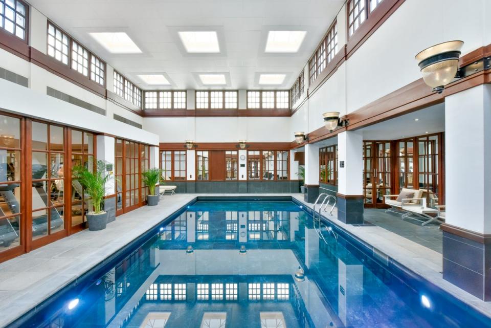 The hotel’s 10-metre fitness pool (The Savoy)