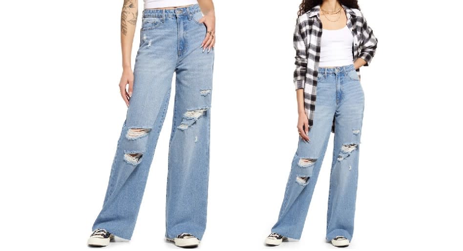 BP Ripped Wide Leg Jeans - Nordstrom, $27 (originally $45)