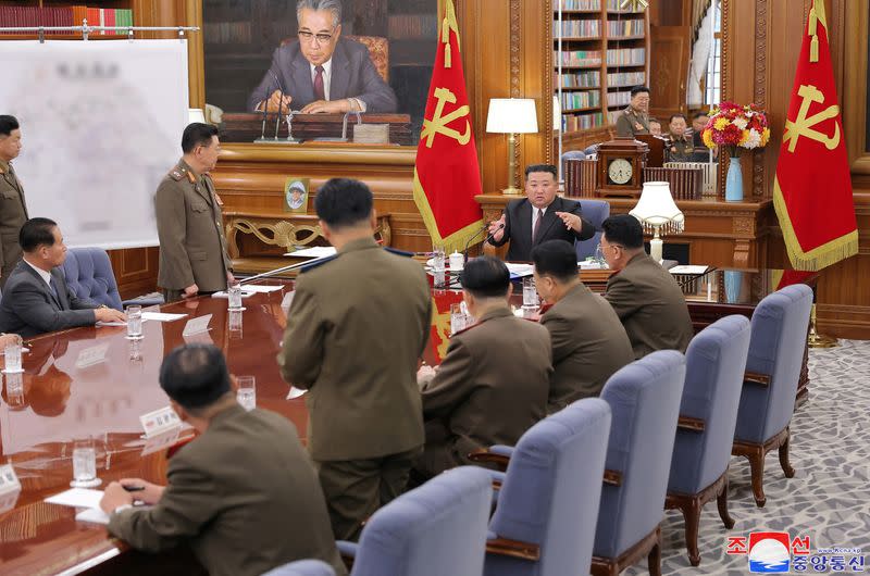 Meeting of the Central Military Commission of the Workers' Party of Korea in Pyongyang