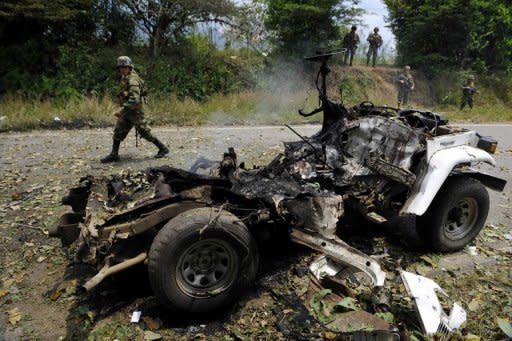 Una persona murió este martes por la explosión de un carro bomba de la guerrilla comunista de las FARC interceptado por el Ejército en una zona rural del departamento colombiano de Cauca (suroeste), informó una autoridad castrense. (AFP/Archivo | Luis Robayo)