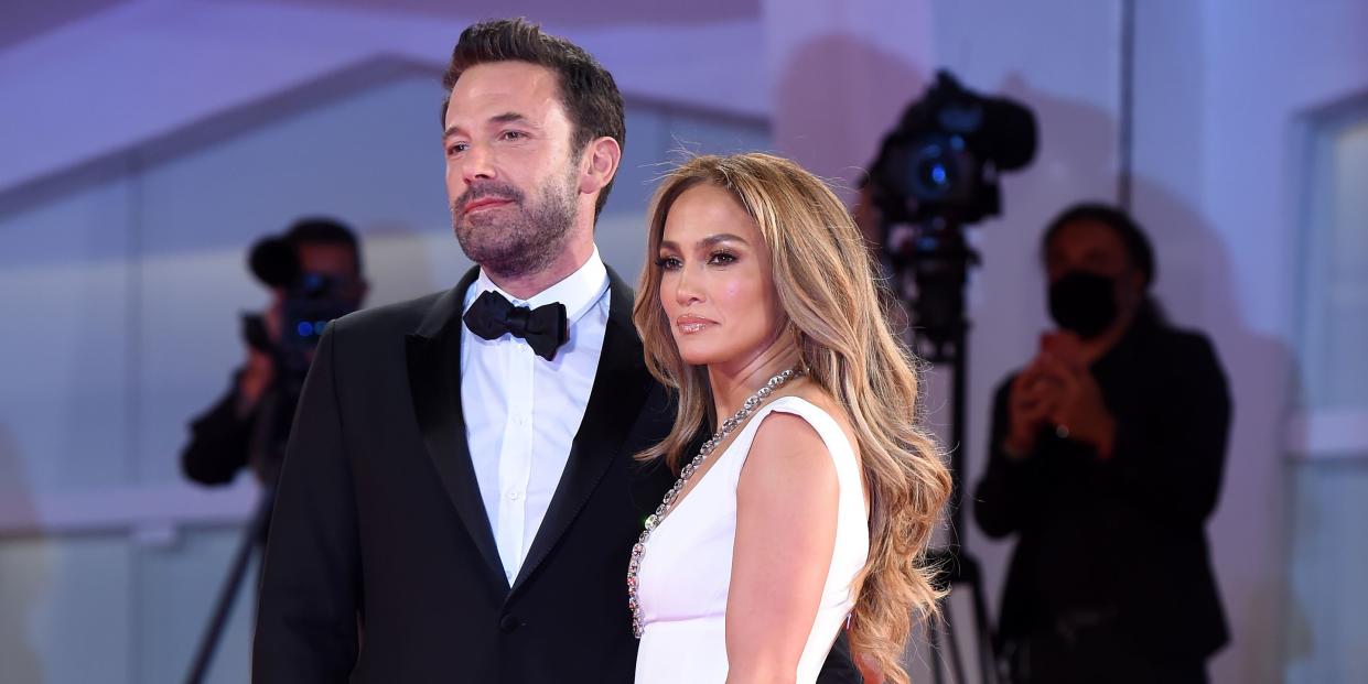 ben affleck and jennifer lopez at the venice international film festival