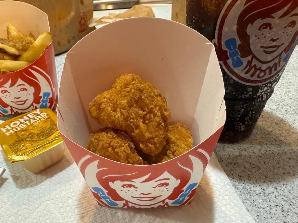 chicken nuggets from wendy's