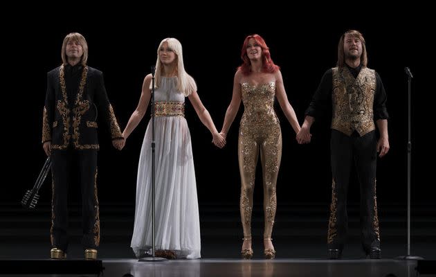 The Dolce & Gabbana designs featured in the Abba Voyage live show. (Photo: Abba Voyage)