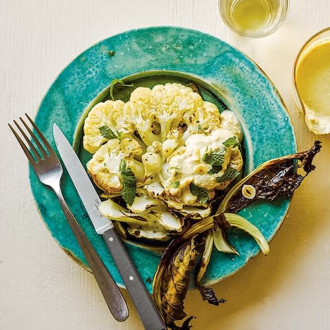 roast cauliflower steaks - Credit: Haarala Hamilton