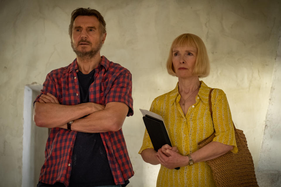 Liam Neeson and Lindsay Duncan in 'Made in Italy' | IFC Films