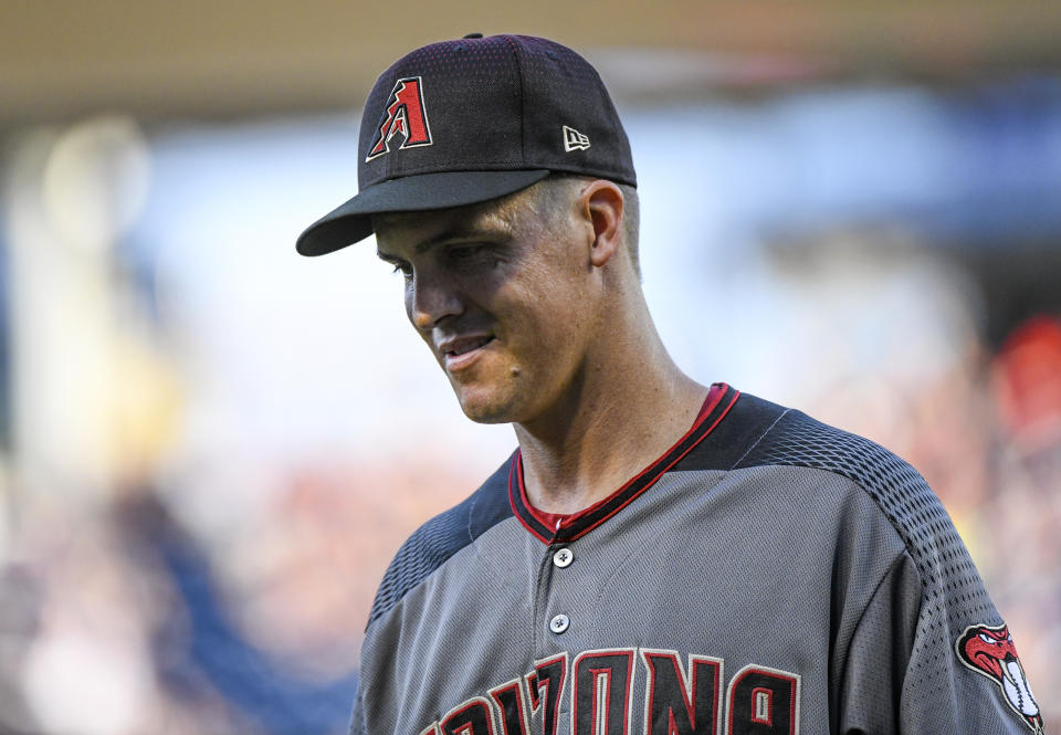 Zack Greinke doesn't want to throw a no-hitter because of the "hassle" it would cause him. (Photo by Mark Goldman/Icon Sportswire via Getty Images)