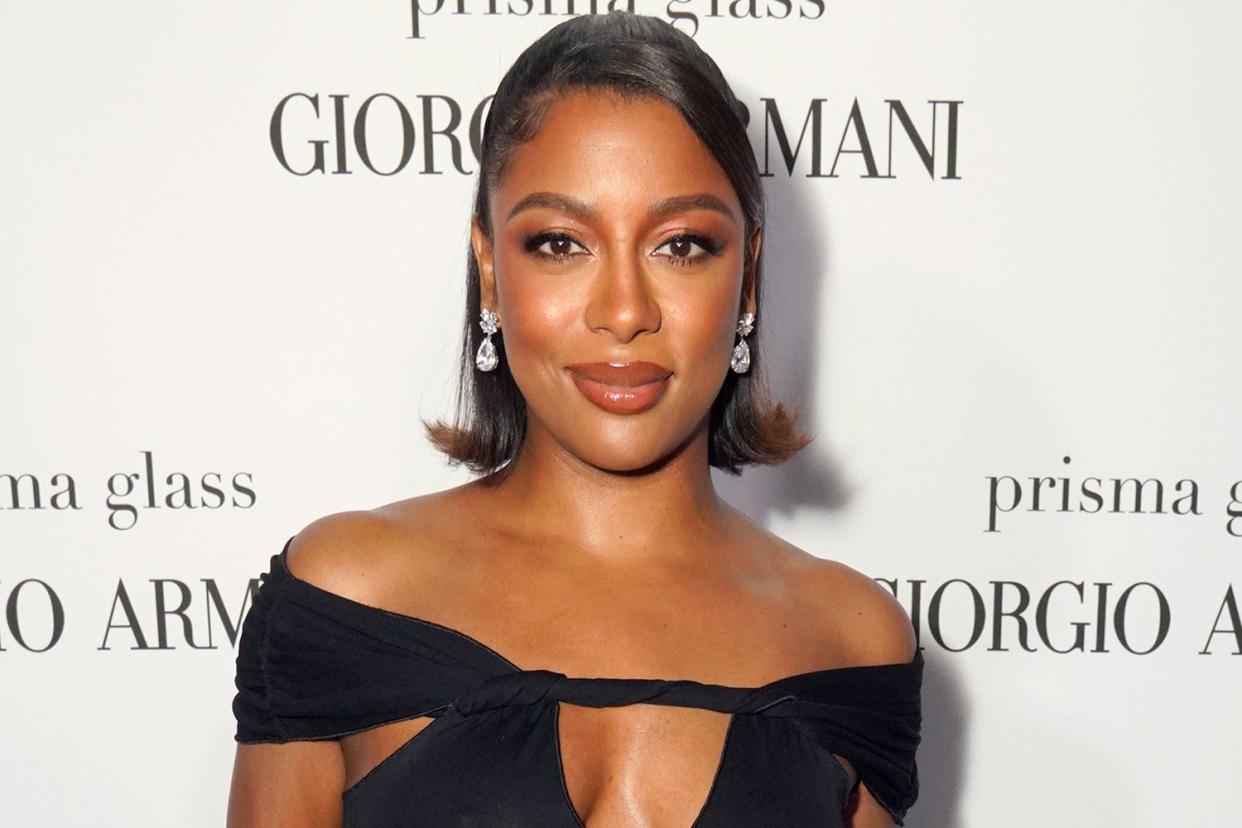 <p>Presley Ann/Getty Images for Armani Beauty </p> Victoria Monet in March 2024