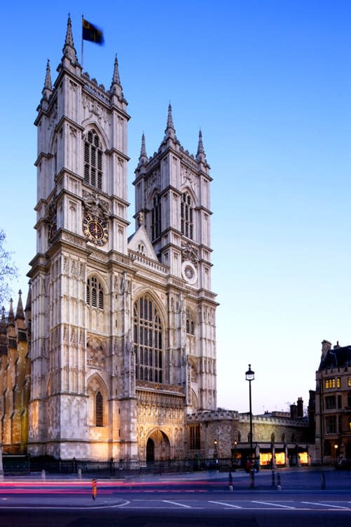 Fachada de la Abadía de Westminster