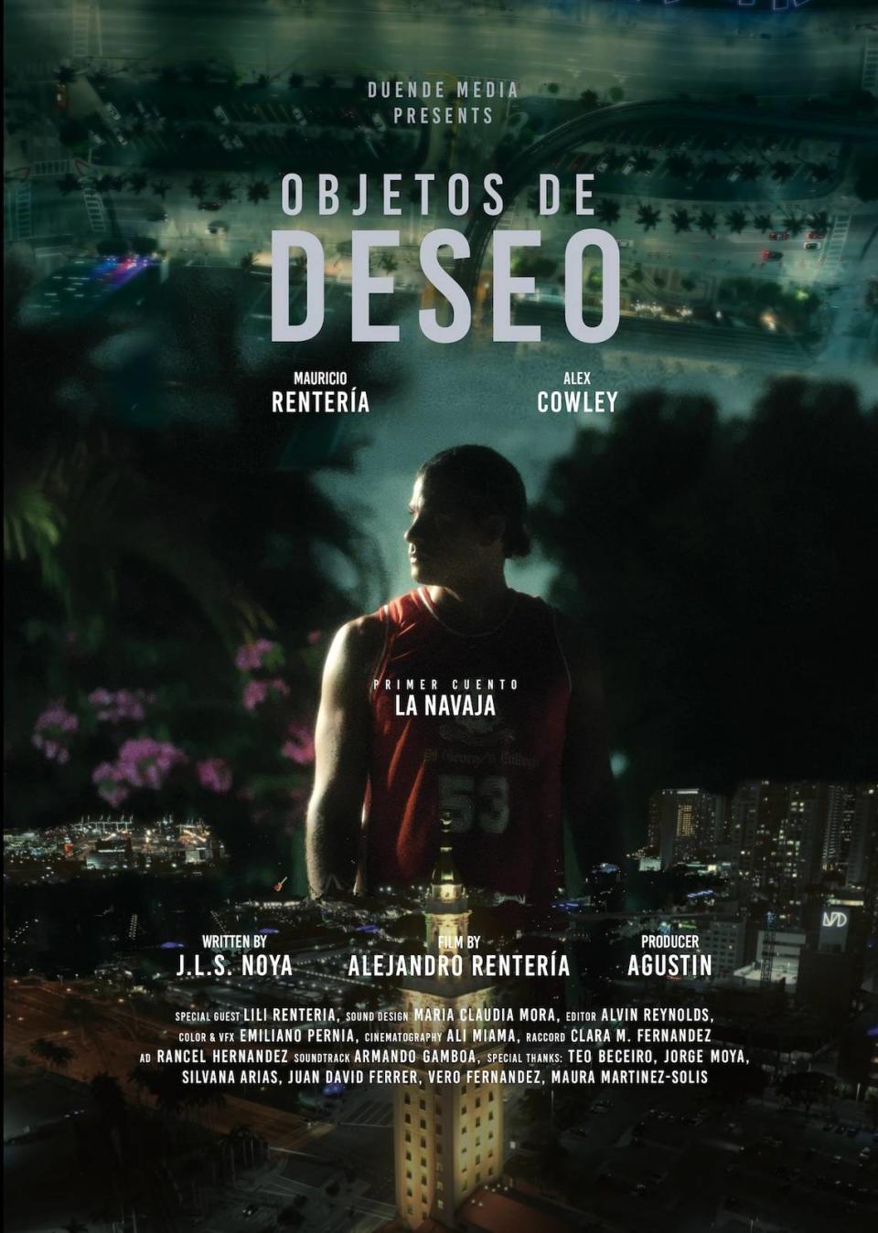  “Objetos de deseo”. Con este corto de ficción filmado en Miami, Alejandro Rentería nos muestra un lado oscuro de la ciudad. 