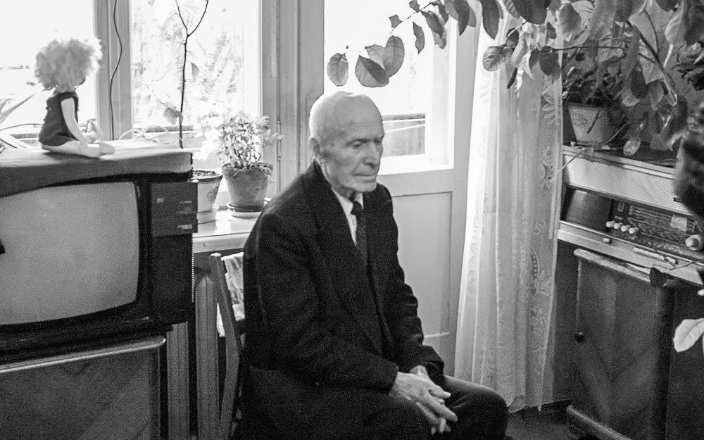 Alex Halberstadt's grandfather, Vassily Chernopisky, in 2004 - Alex Halberstadt